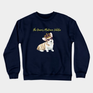 THE QUEEN'S PLATINUM JUBILEE -CORGI Crewneck Sweatshirt